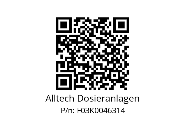   Alltech Dosieranlagen F03K0046314