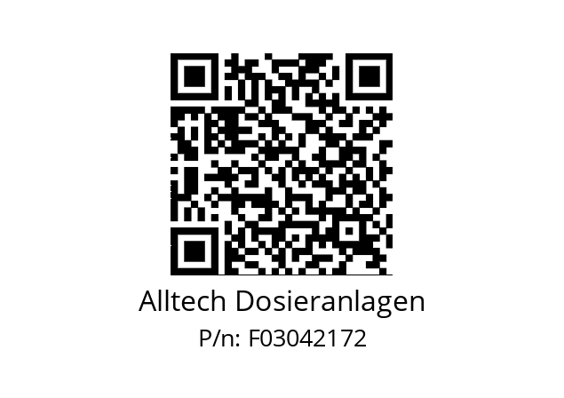   Alltech Dosieranlagen F03042172