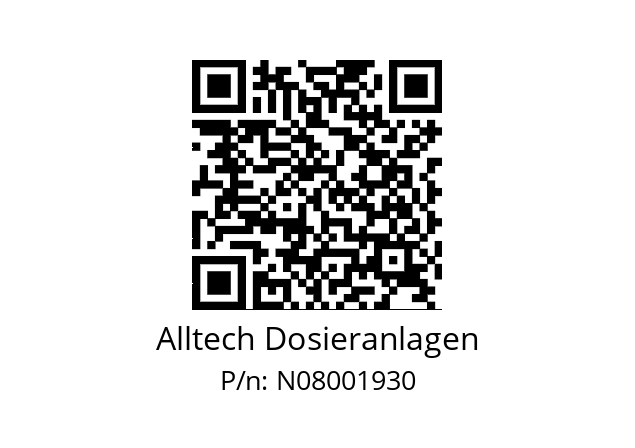   Alltech Dosieranlagen N08001930