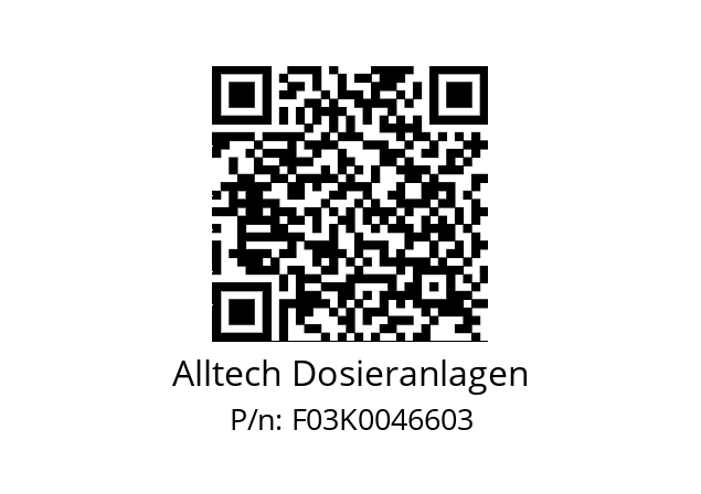   Alltech Dosieranlagen F03K0046603