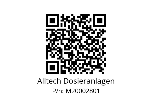   Alltech Dosieranlagen M20002801