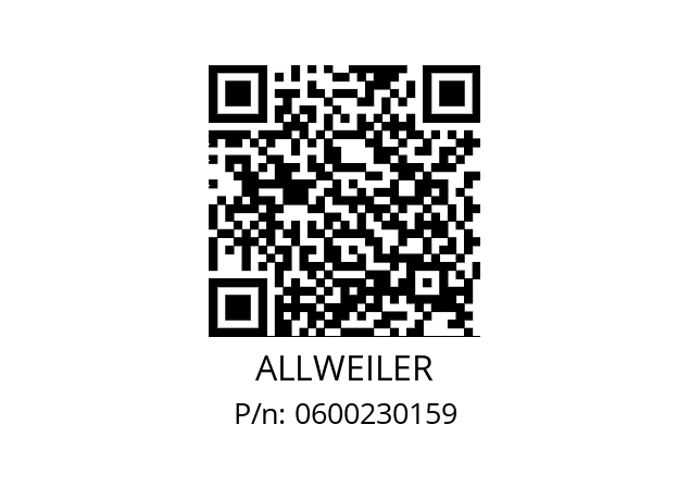  53383 ALLWEILER 0600230159