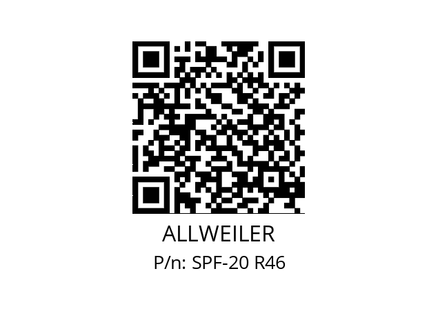   ALLWEILER SPF-20 R46