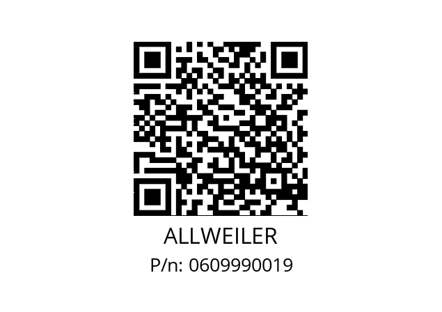   ALLWEILER 0609990019