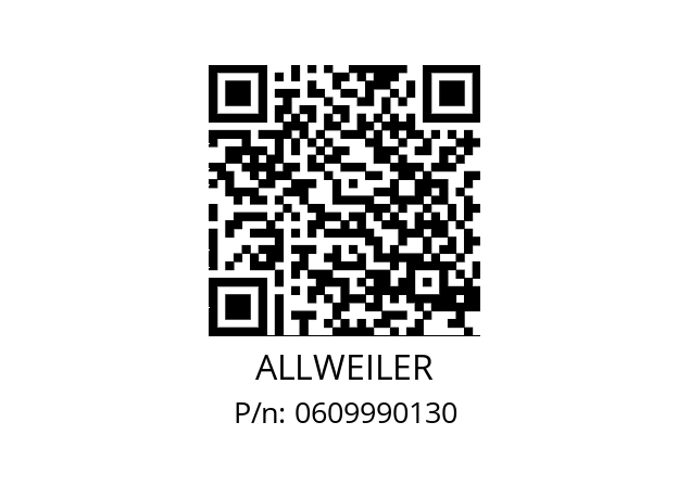   ALLWEILER 0609990130