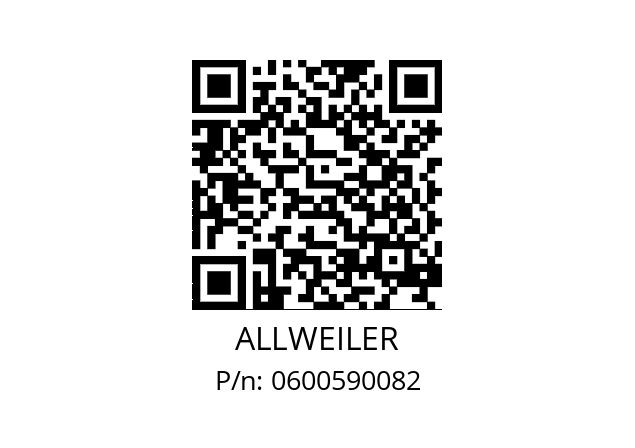   ALLWEILER 0600590082