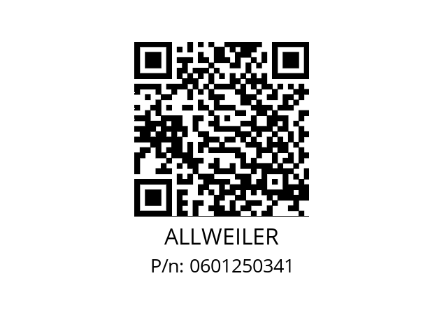   ALLWEILER 0601250341