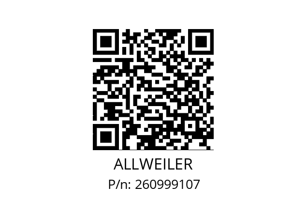   ALLWEILER 260999107