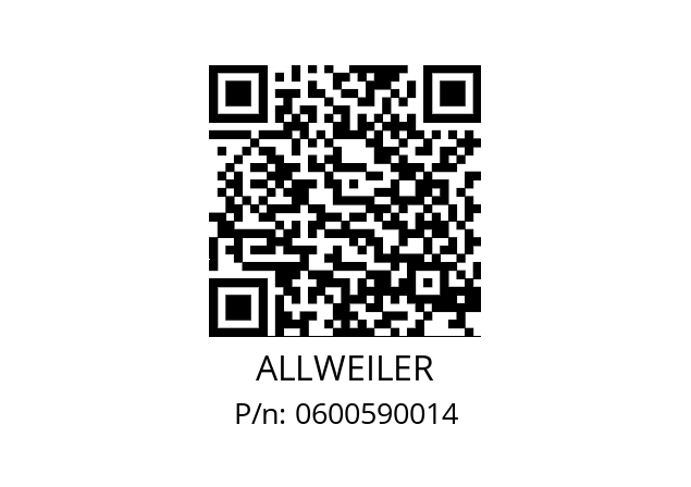   ALLWEILER 0600590014