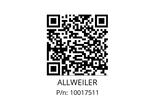   ALLWEILER 10017511