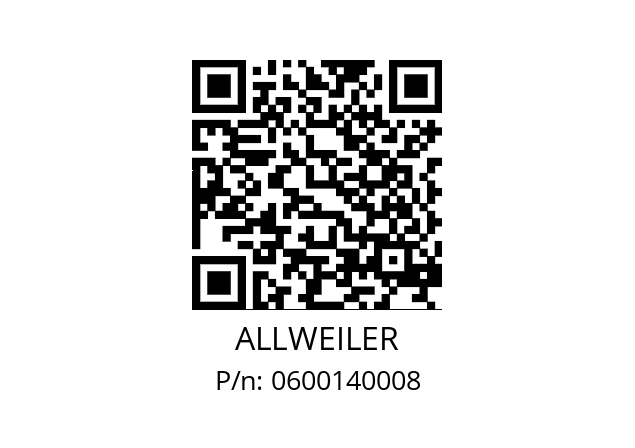   ALLWEILER 0600140008