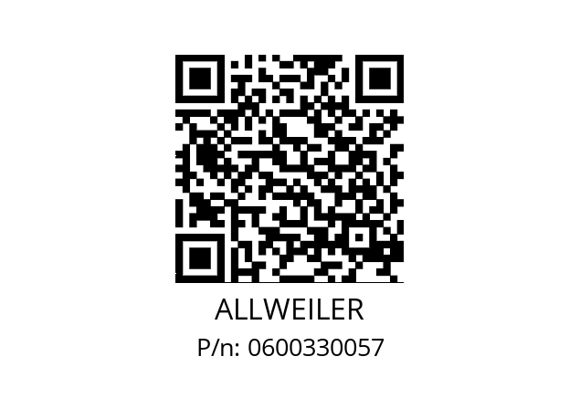   ALLWEILER 0600330057