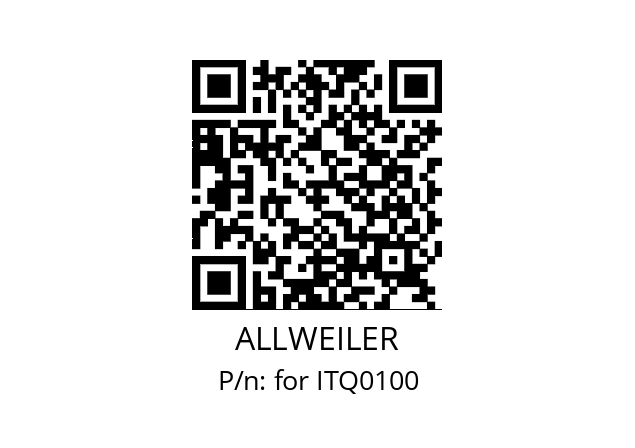   ALLWEILER for ITQ0100