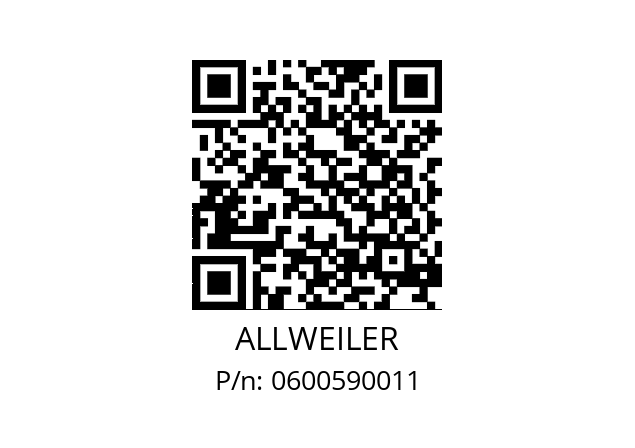   ALLWEILER 0600590011