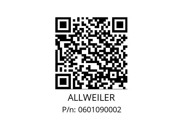   ALLWEILER 0601090002