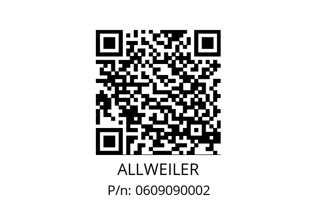   ALLWEILER 0609090002