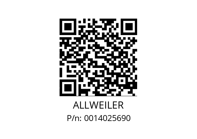   ALLWEILER 0014025690