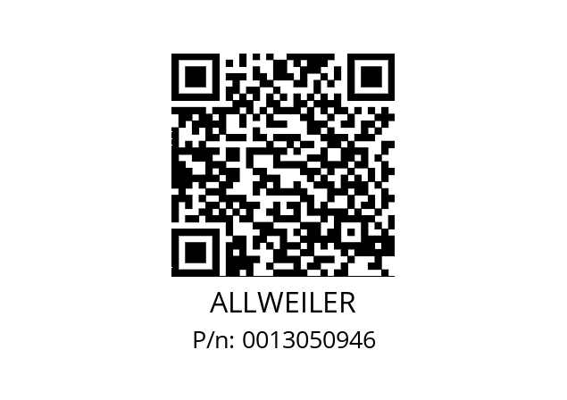   ALLWEILER 0013050946