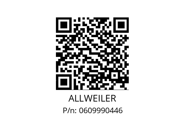   ALLWEILER 0609990446