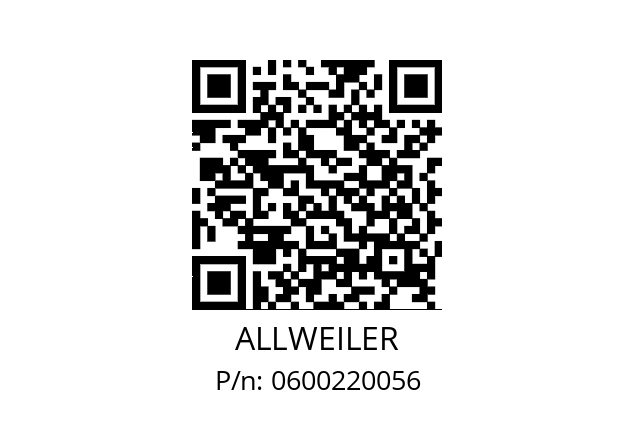  85229 ALLWEILER 0600220056