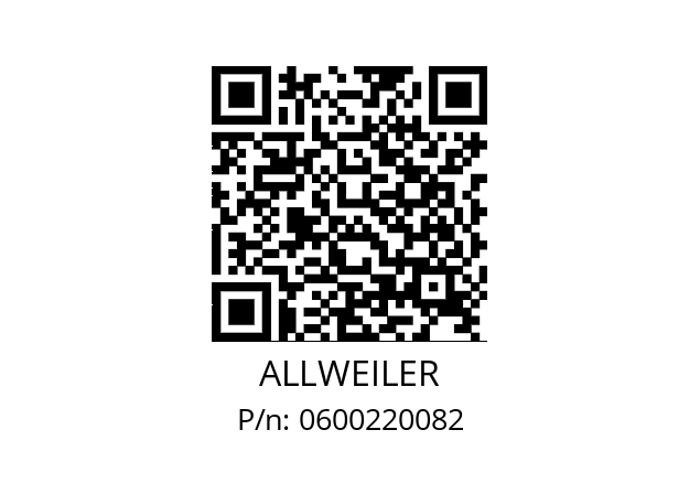  592313 ALLWEILER 0600220082