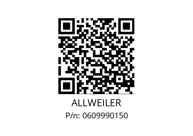   ALLWEILER 0609990150