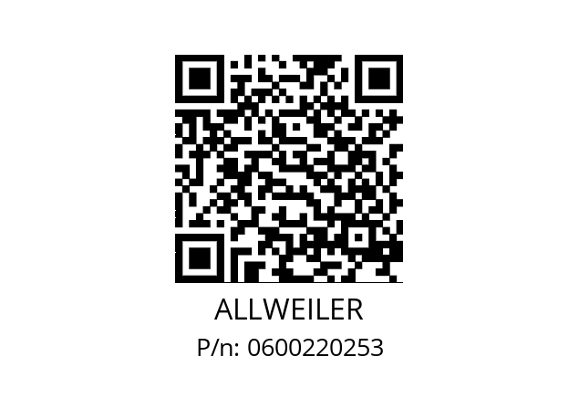   ALLWEILER 0600220253