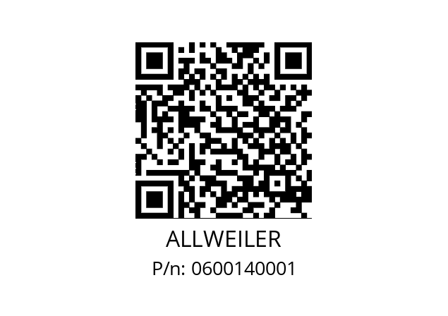   ALLWEILER 0600140001