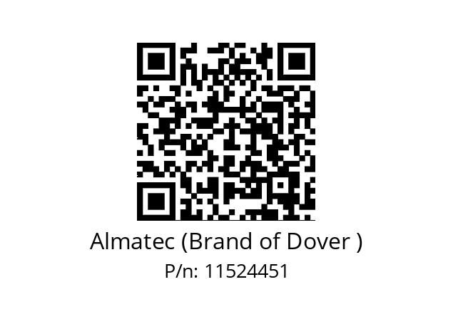   Almatec (Brand of Dover ) 11524451