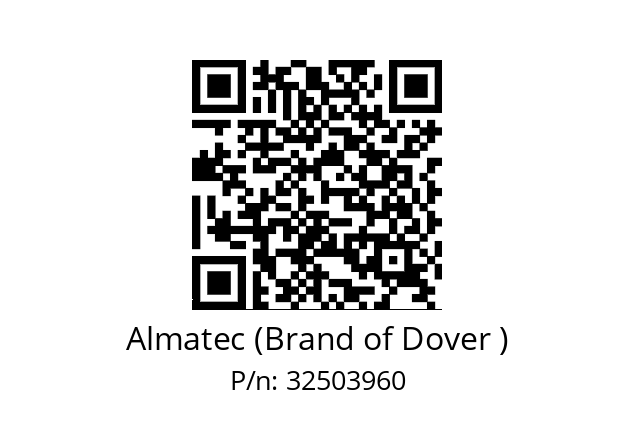   Almatec (Brand of Dover ) 32503960