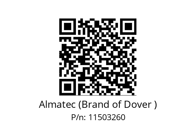   Almatec (Brand of Dover ) 11503260