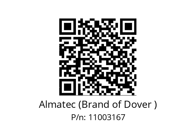   Almatec (Brand of Dover ) 11003167