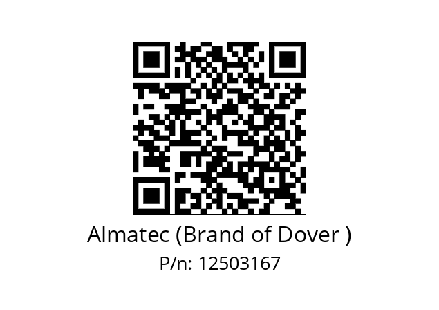   Almatec (Brand of Dover ) 12503167