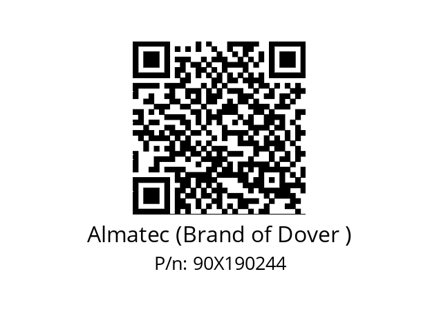   Almatec (Brand of Dover ) 90X190244