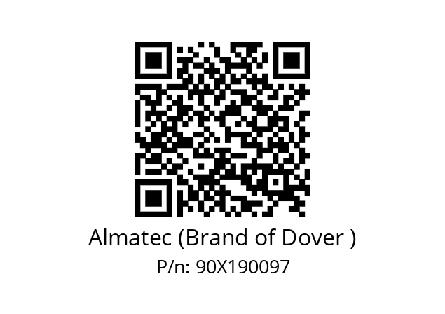   Almatec (Brand of Dover ) 90X190097