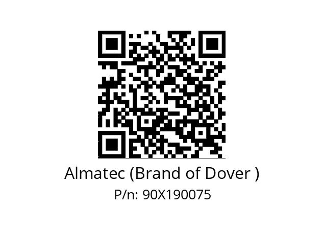   Almatec (Brand of Dover ) 90X190075