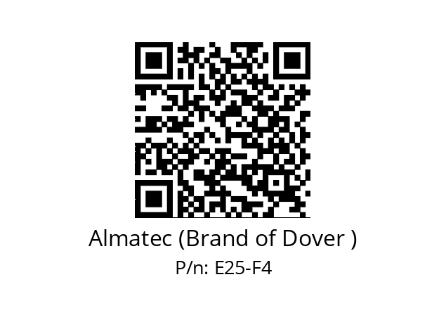   Almatec (Brand of Dover ) E25-F4