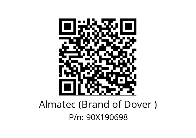   Almatec (Brand of Dover ) 90X190698