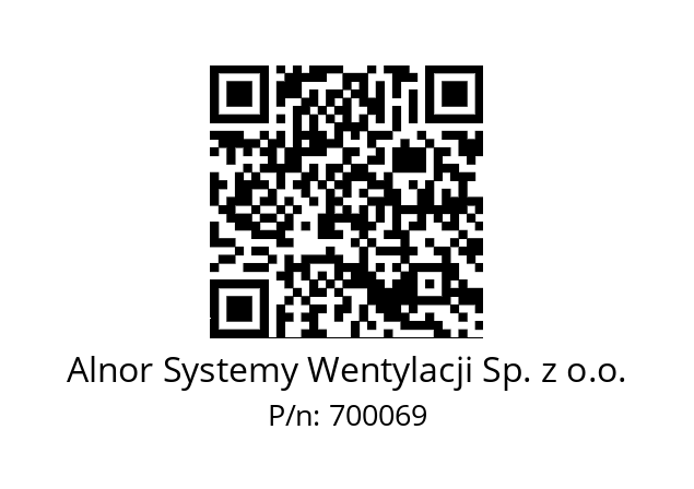   Alnor Systemy Wentylacji Sp. z o.o. 700069