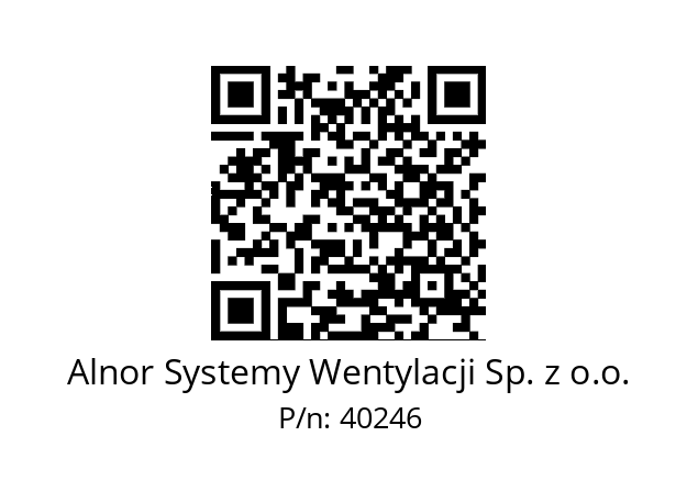   Alnor Systemy Wentylacji Sp. z o.o. 40246