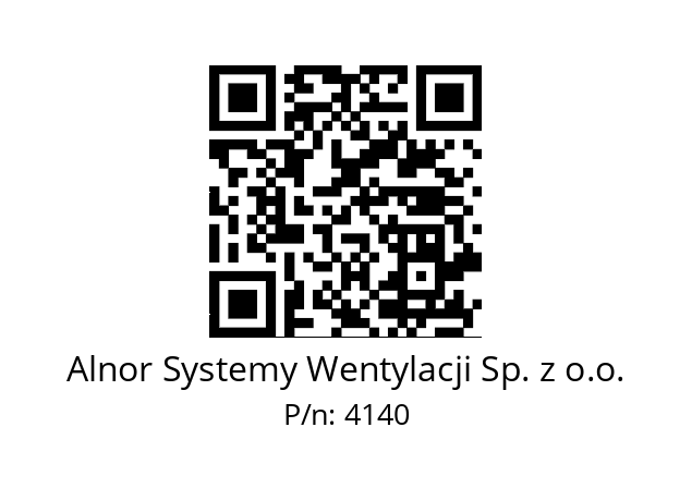   Alnor Systemy Wentylacji Sp. z o.o. 4140