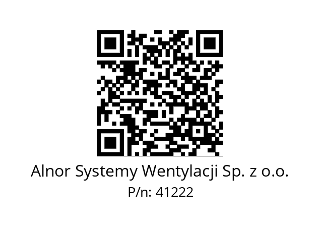   Alnor Systemy Wentylacji Sp. z o.o. 41222