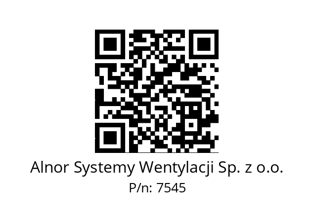   Alnor Systemy Wentylacji Sp. z o.o. 7545