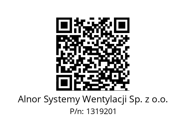   Alnor Systemy Wentylacji Sp. z o.o. 1319201