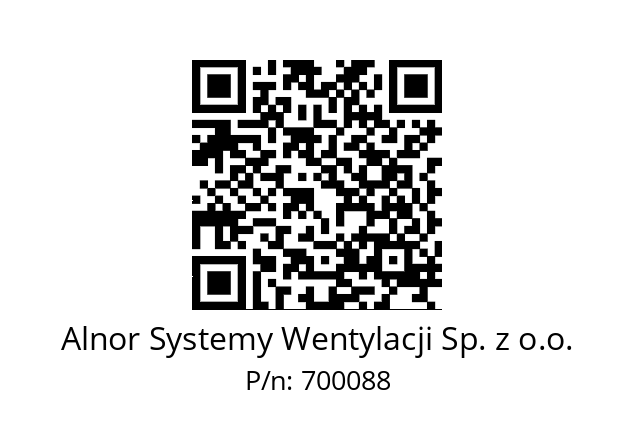   Alnor Systemy Wentylacji Sp. z o.o. 700088