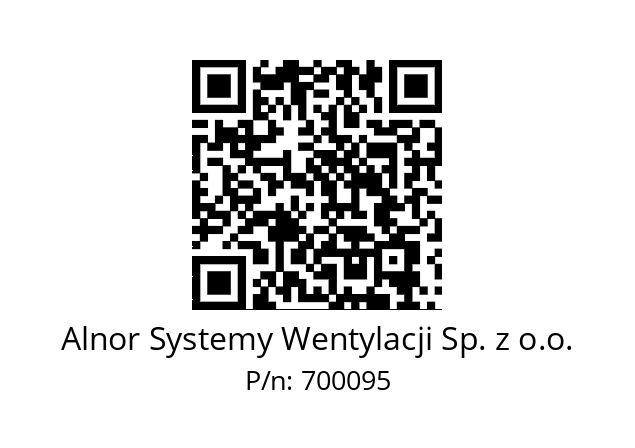   Alnor Systemy Wentylacji Sp. z o.o. 700095