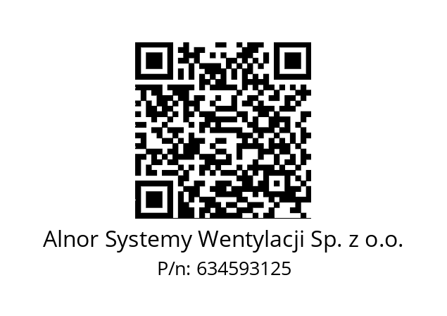   Alnor Systemy Wentylacji Sp. z o.o. 634593125