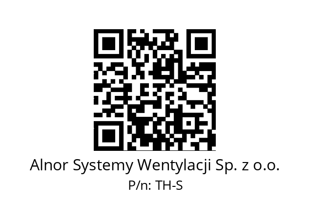   Alnor Systemy Wentylacji Sp. z o.o. TH-S