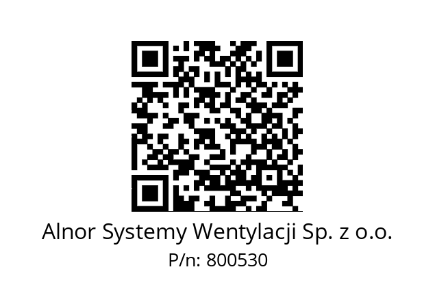   Alnor Systemy Wentylacji Sp. z o.o. 800530