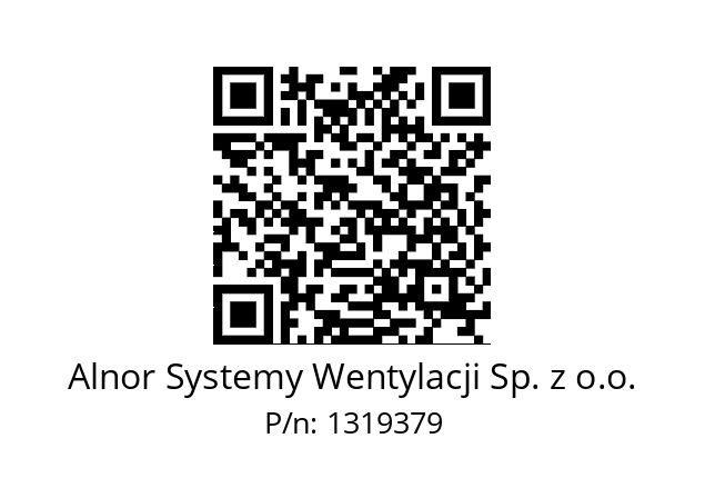   Alnor Systemy Wentylacji Sp. z o.o. 1319379